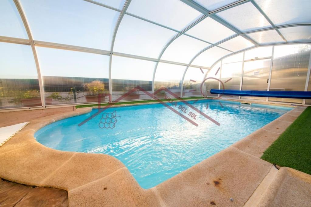 Villa Del Sol - Piscina Climatizada Mentrida Eksteriør bilde