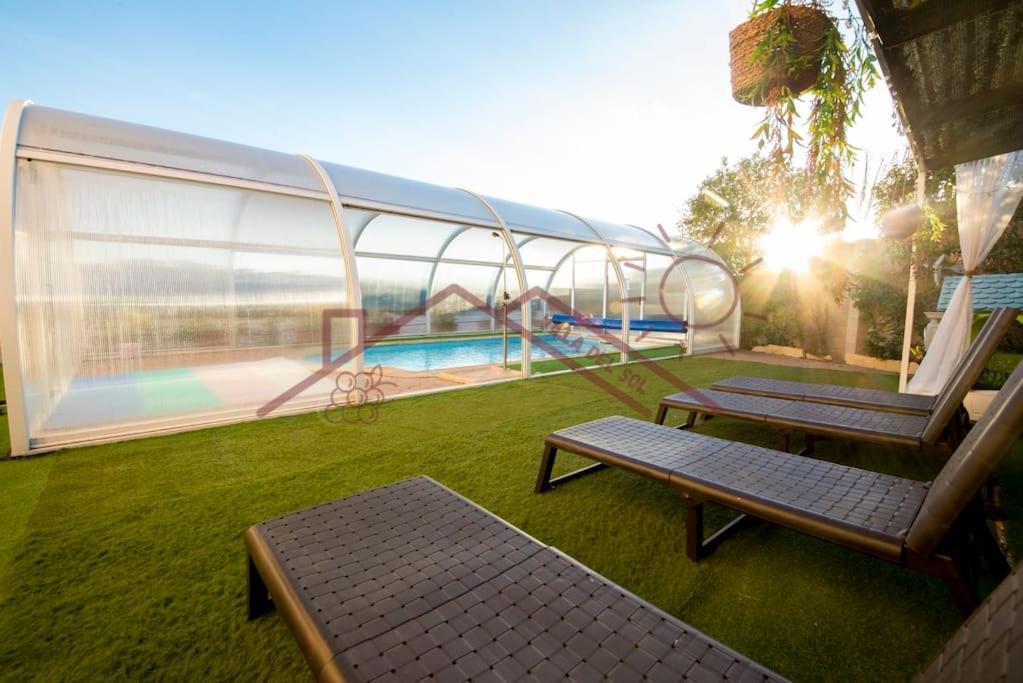 Villa Del Sol - Piscina Climatizada Mentrida Eksteriør bilde